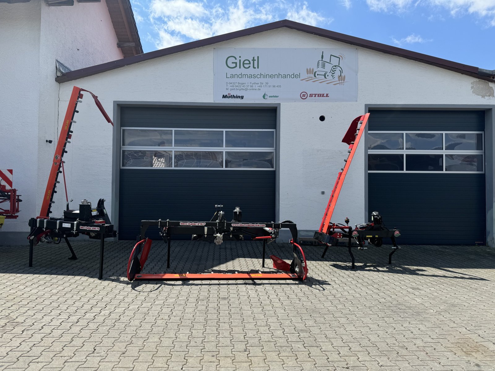 Mähwerk des Typs BB-Umwelttechnik Seco Duplex 275H ECO / 295H ECO, Neumaschine in Bogen (Bild 1)