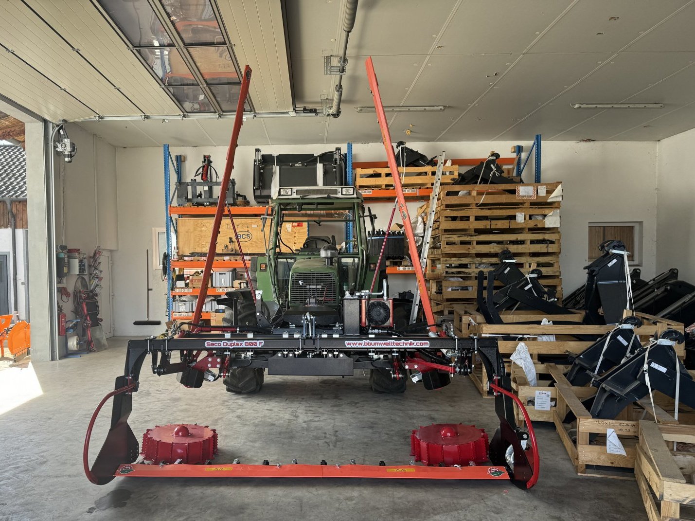 Mähwerk of the type BB-Umwelttechnik Seco Duplex 850 F, Neumaschine in Bogen (Picture 6)