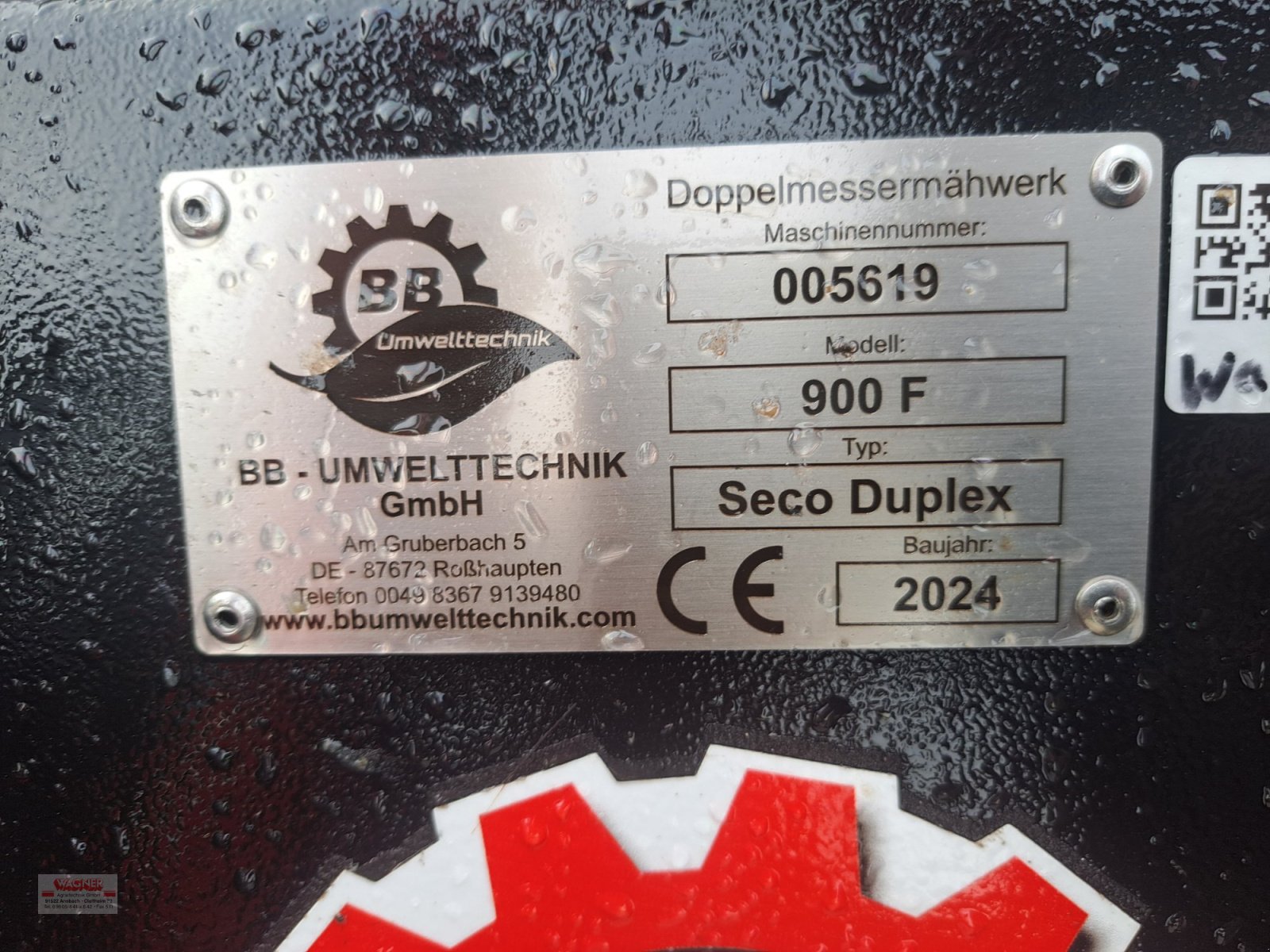 Mähwerk типа BB-Umwelttechnik Seco Duplex 900 F, Gebrauchtmaschine в Ansbach (Фотография 6)