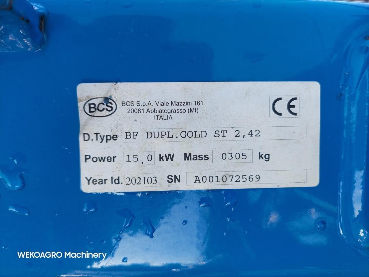Mähwerk типа BCS BF DUPLEX GOLD ST 2,42, Gebrauchtmaschine в Hammel (Фотография 16)