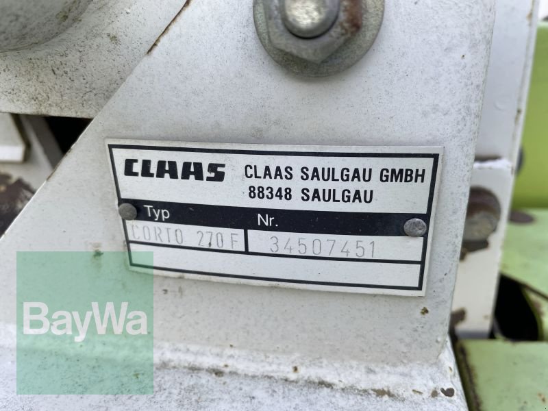 Mähwerk des Typs CLAAS CORTO 270 F, Gebrauchtmaschine in Bamberg (Bild 12)