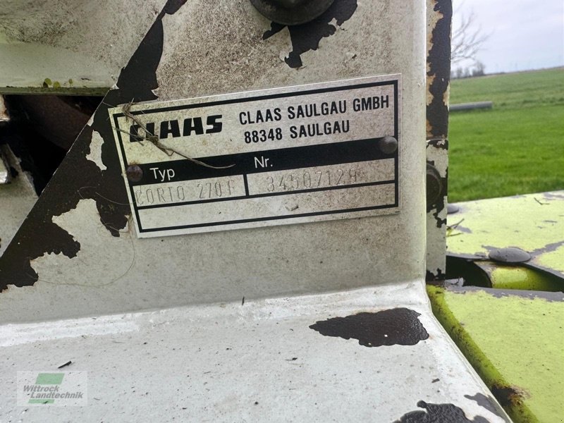 Mähwerk от тип CLAAS Corto 270 F, Gebrauchtmaschine в Georgsheil (Снимка 3)