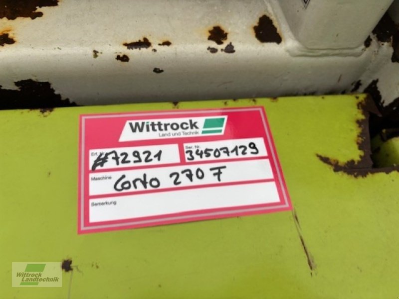 Mähwerk от тип CLAAS Corto 270 F, Gebrauchtmaschine в Georgsheil (Снимка 7)
