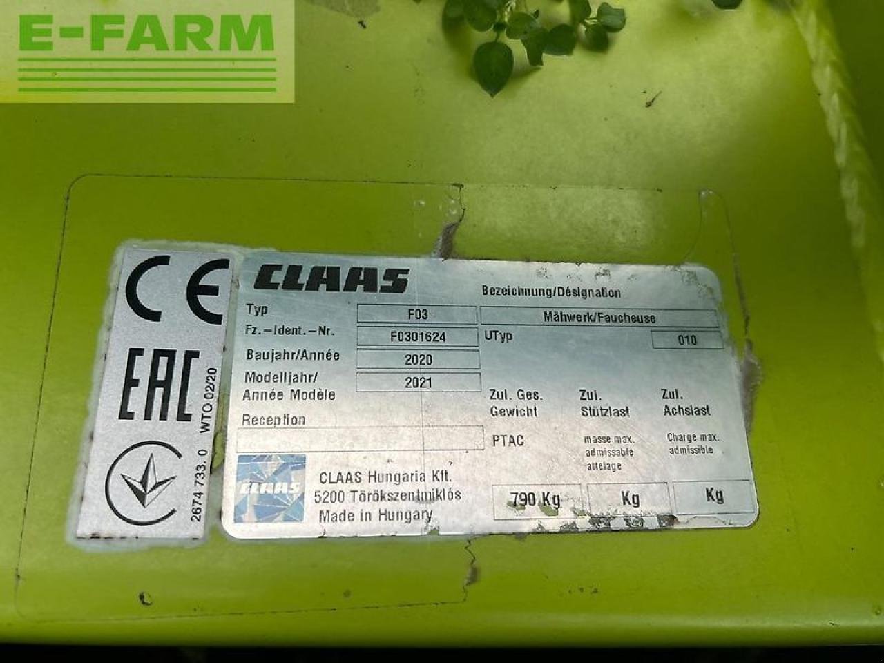 Mähwerk of the type CLAAS corto 285 f, Gebrauchtmaschine in ag BROEKLAND (Picture 7)