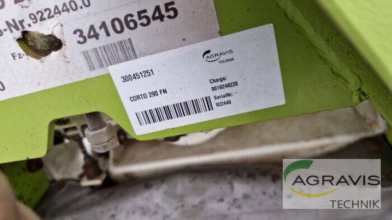 Mähwerk типа CLAAS CORTO 290 FN, Gebrauchtmaschine в Melle-Wellingholzhausen (Фотография 8)