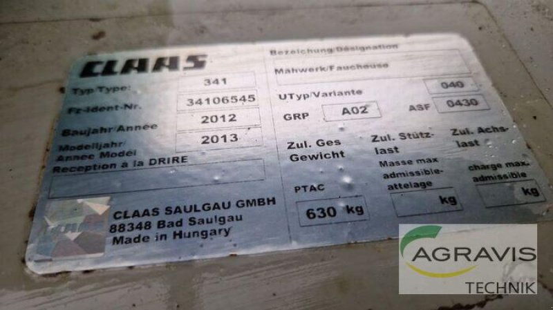 Mähwerk типа CLAAS CORTO 290 FN, Gebrauchtmaschine в Melle-Wellingholzhausen (Фотография 7)