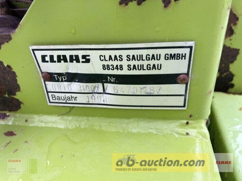 Mähwerk des Typs CLAAS CORTO 3100 F, Gebrauchtmaschine in Wassertrüdingen (Bild 6)
