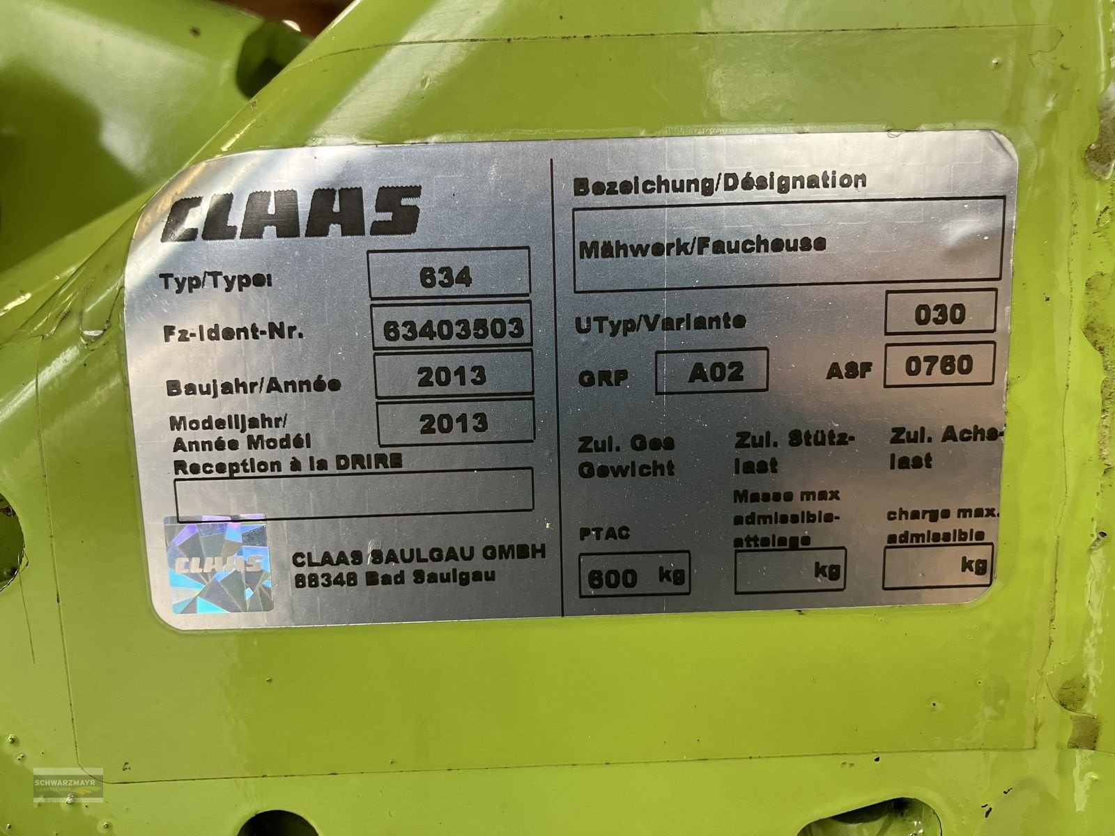 Mähwerk типа CLAAS Disco 250, Gebrauchtmaschine в Gampern (Фотография 12)