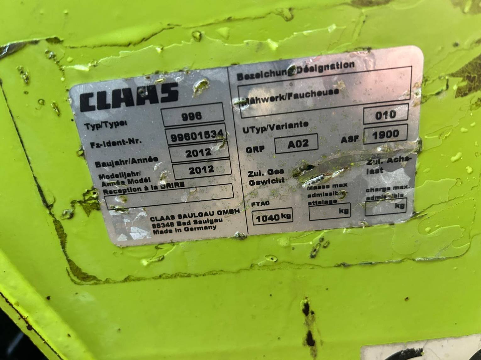 Mähwerk του τύπου CLAAS Disco 2700C, Gebrauchtmaschine σε Le Horps (Φωτογραφία 11)