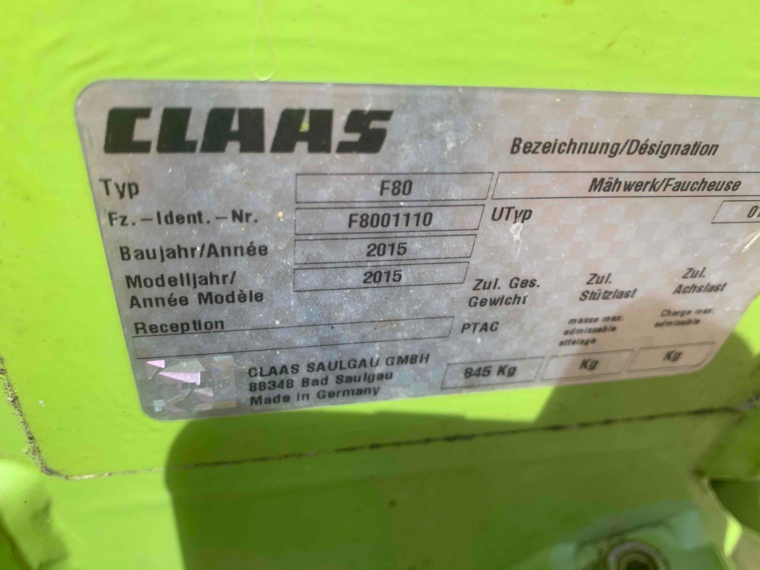 Mähwerk typu CLAAS DISCO 2800 CONTOUR, Gebrauchtmaschine v L'Isle-en-Dodon (Obrázek 7)