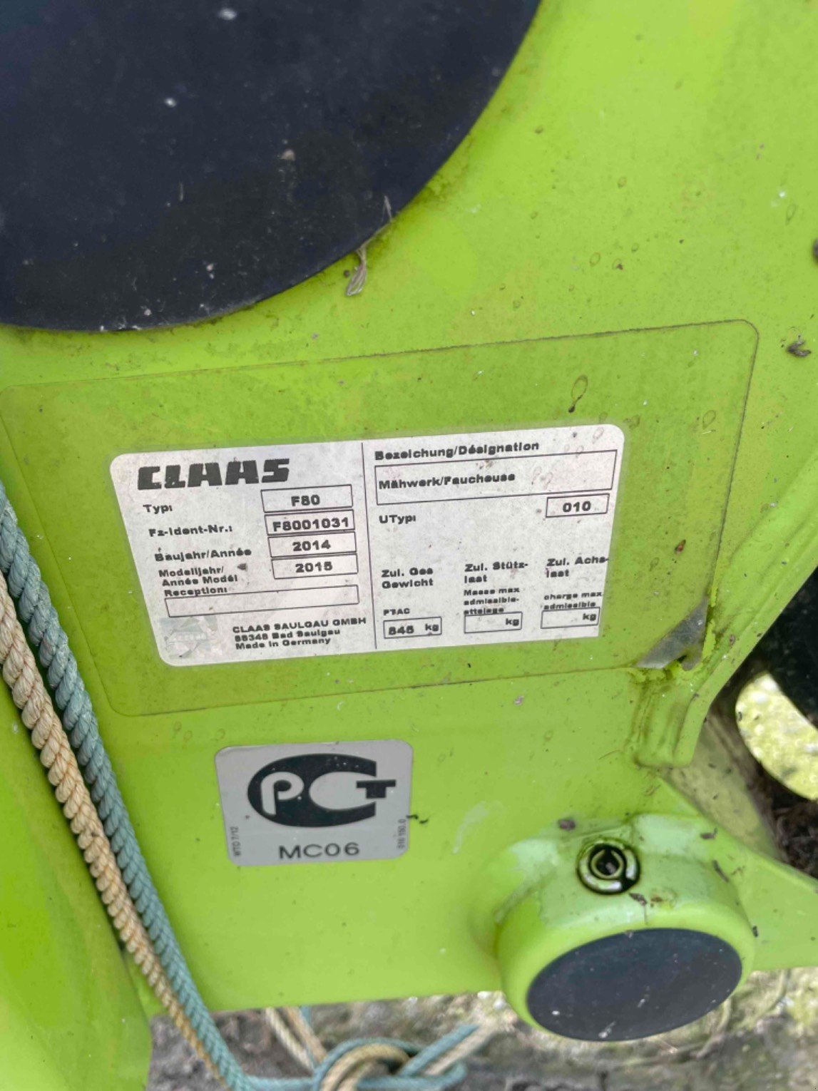 Mähwerk типа CLAAS DISCO 2800 CONTOUR, Gebrauchtmaschine в ST ELIX THEUX (Фотография 7)