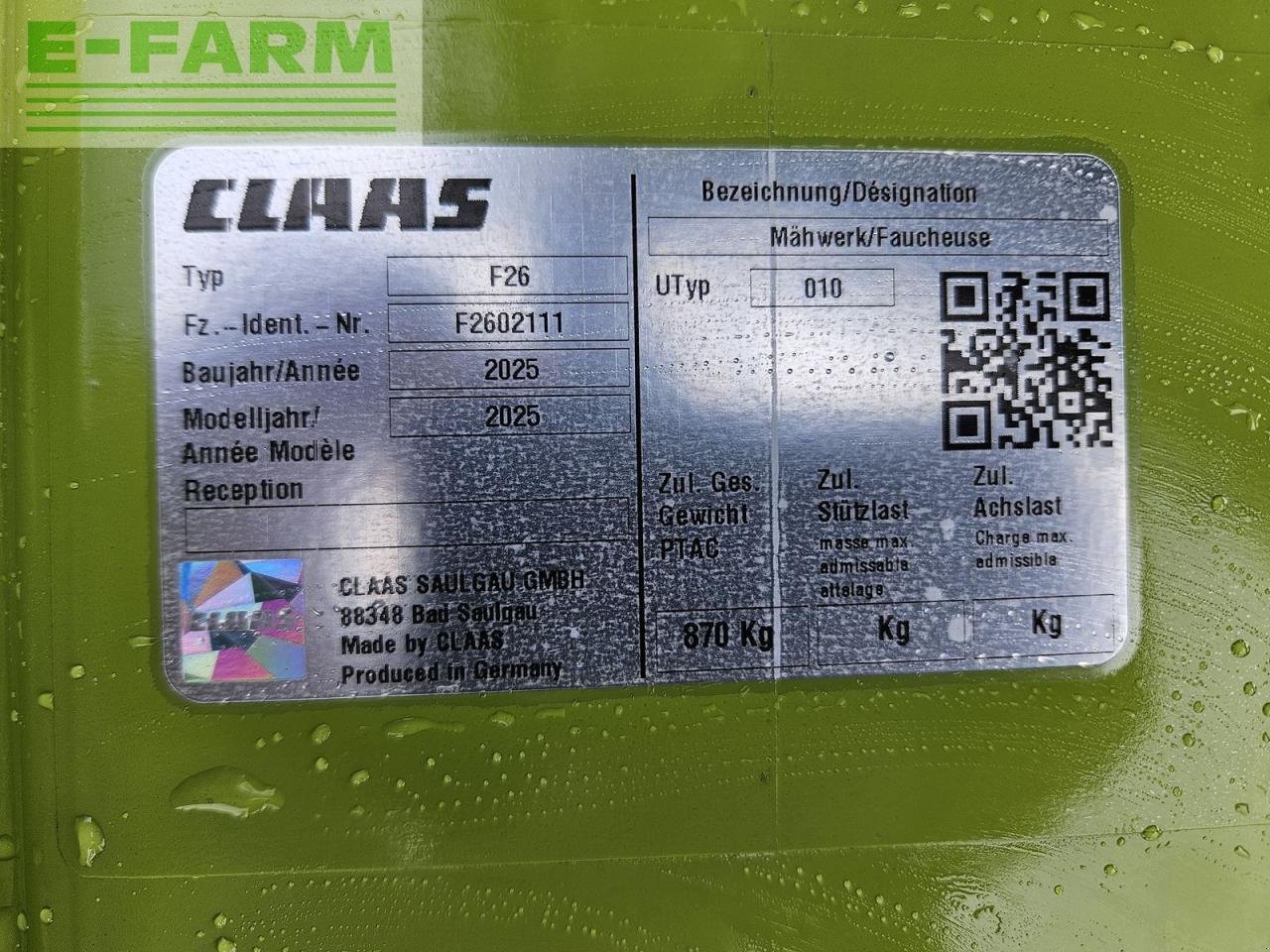 Mähwerk za tip CLAAS disco 320, Gebrauchtmaschine u ILZ (Slika 5)