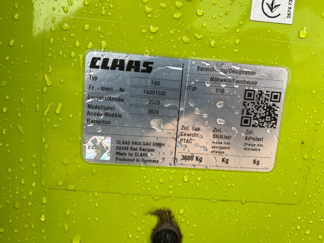 Mähwerk typu CLAAS Disco 3200 FC + 1100 C, Gebrauchtmaschine v Ebersbach (Obrázek 19)