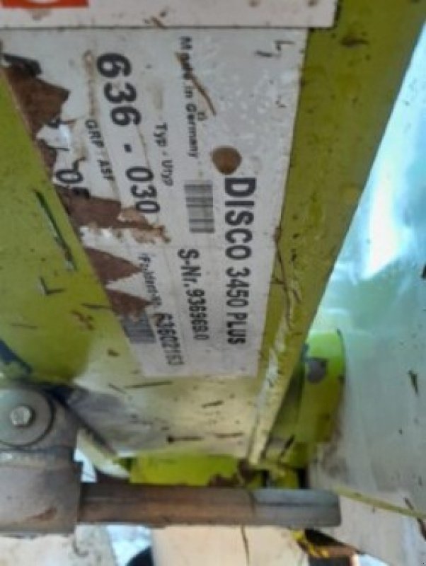 Mähwerk типа CLAAS Disco 3450, Gebrauchtmaschine в Geinberg (Фотография 5)