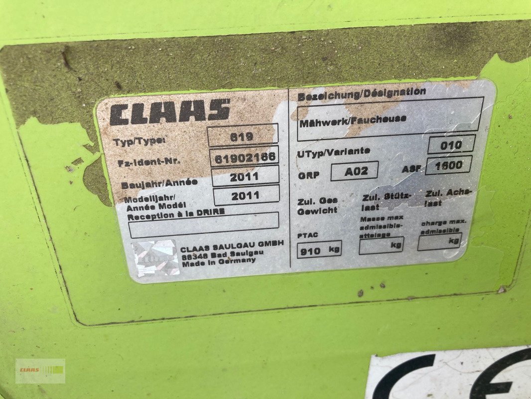 Mähwerk van het type CLAAS Disco 3500 Contour, Gebrauchtmaschine in Schwülper (Foto 6)