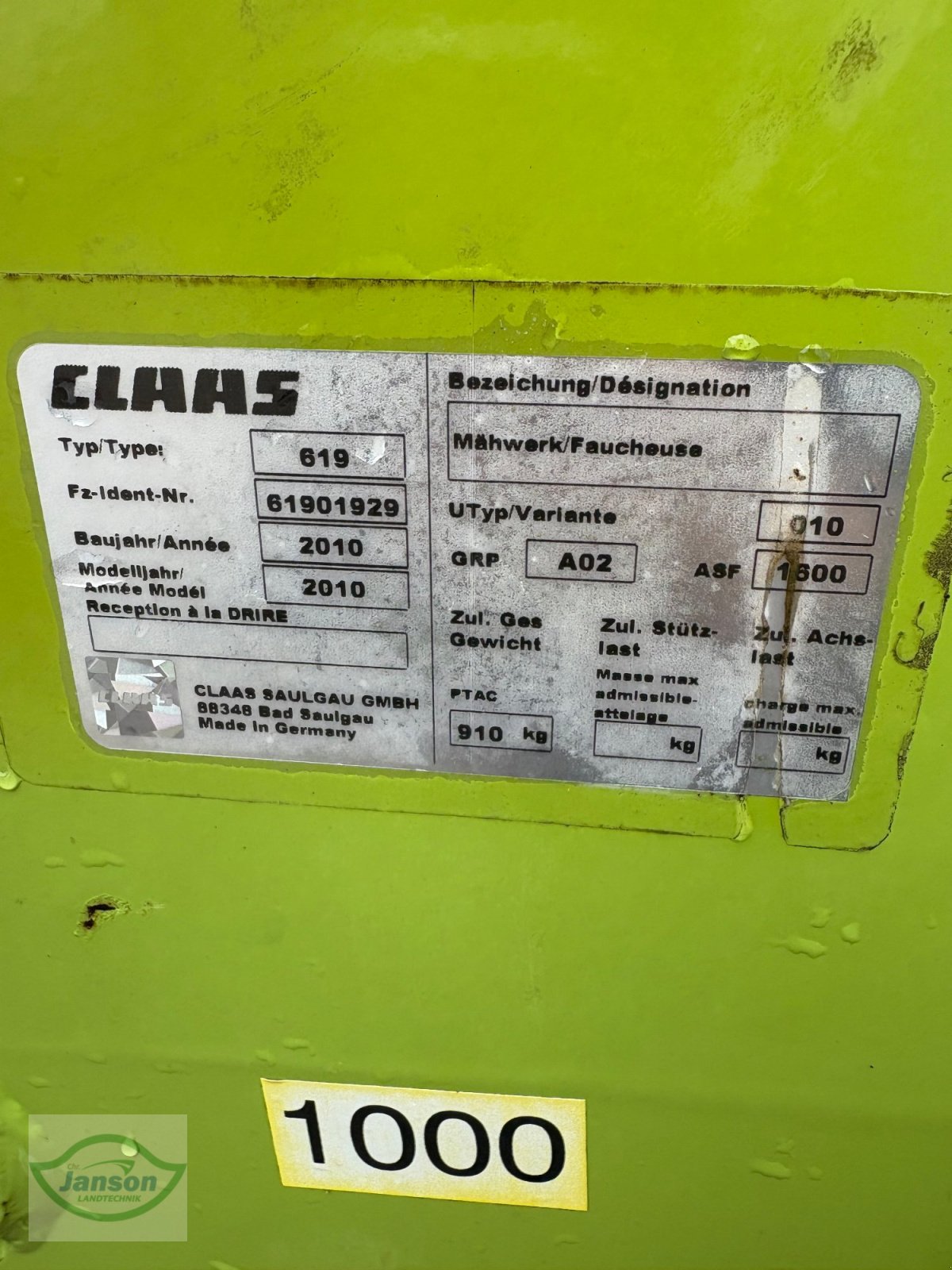 Mähwerk tipa CLAAS Disco 3500 Contour, Gebrauchtmaschine u Diemelsee (Slika 2)