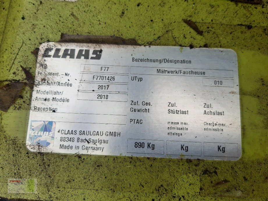 Mähwerk van het type CLAAS DISCO 3550, Gebrauchtmaschine in Schenefeld (Foto 6)