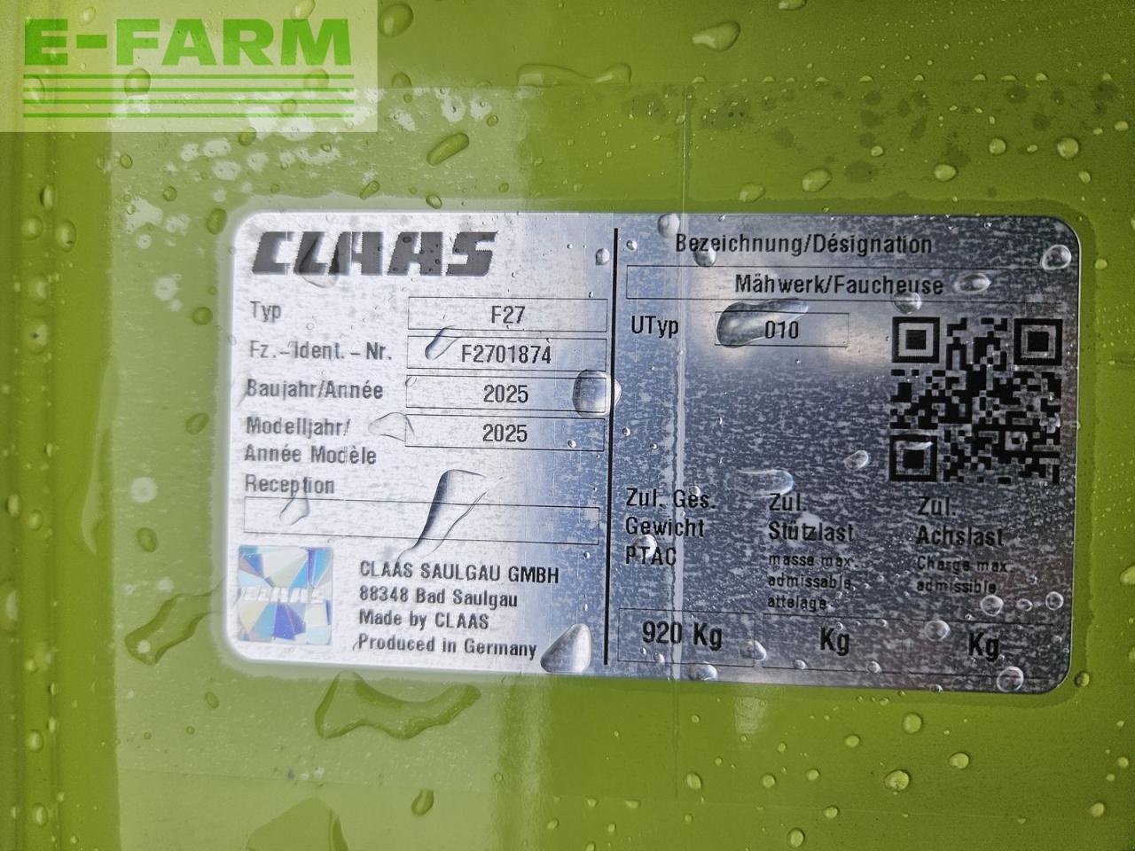 Mähwerk типа CLAAS disco 360, Gebrauchtmaschine в ILZ (Фотография 5)