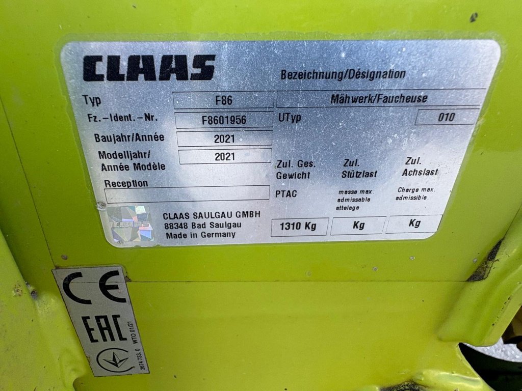 Mähwerk del tipo CLAAS Disco 3600 C contour, Gebrauchtmaschine In SALEUX (Immagine 7)