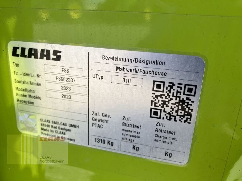 Mähwerk des Typs CLAAS DISCO 3600 C, Neumaschine in Freystadt (Bild 14)
