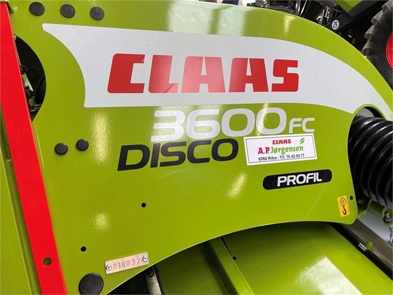 Mähwerk of the type CLAAS DISCO 3600 FC PROFIL, Gebrauchtmaschine in Ribe (Picture 1)