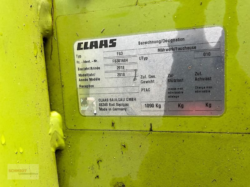 Mähwerk Türe ait CLAAS Disco 4000 + Disco 3150F, Gebrauchtmaschine içinde Obernholz  OT Steimke (resim 9)