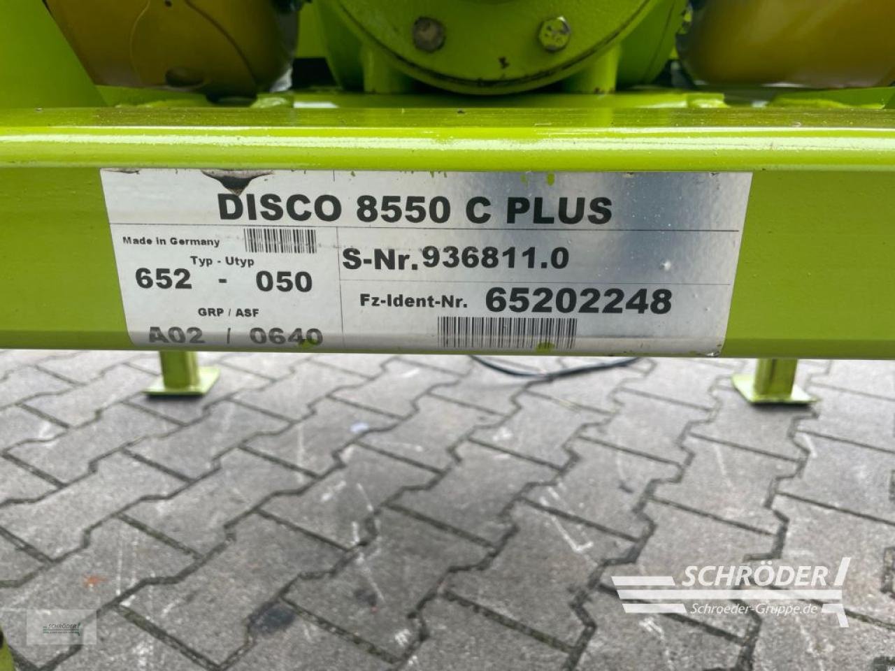 Mähwerk του τύπου CLAAS DISCO 8550 C PLUS, Gebrauchtmaschine σε Wildeshausen (Φωτογραφία 15)