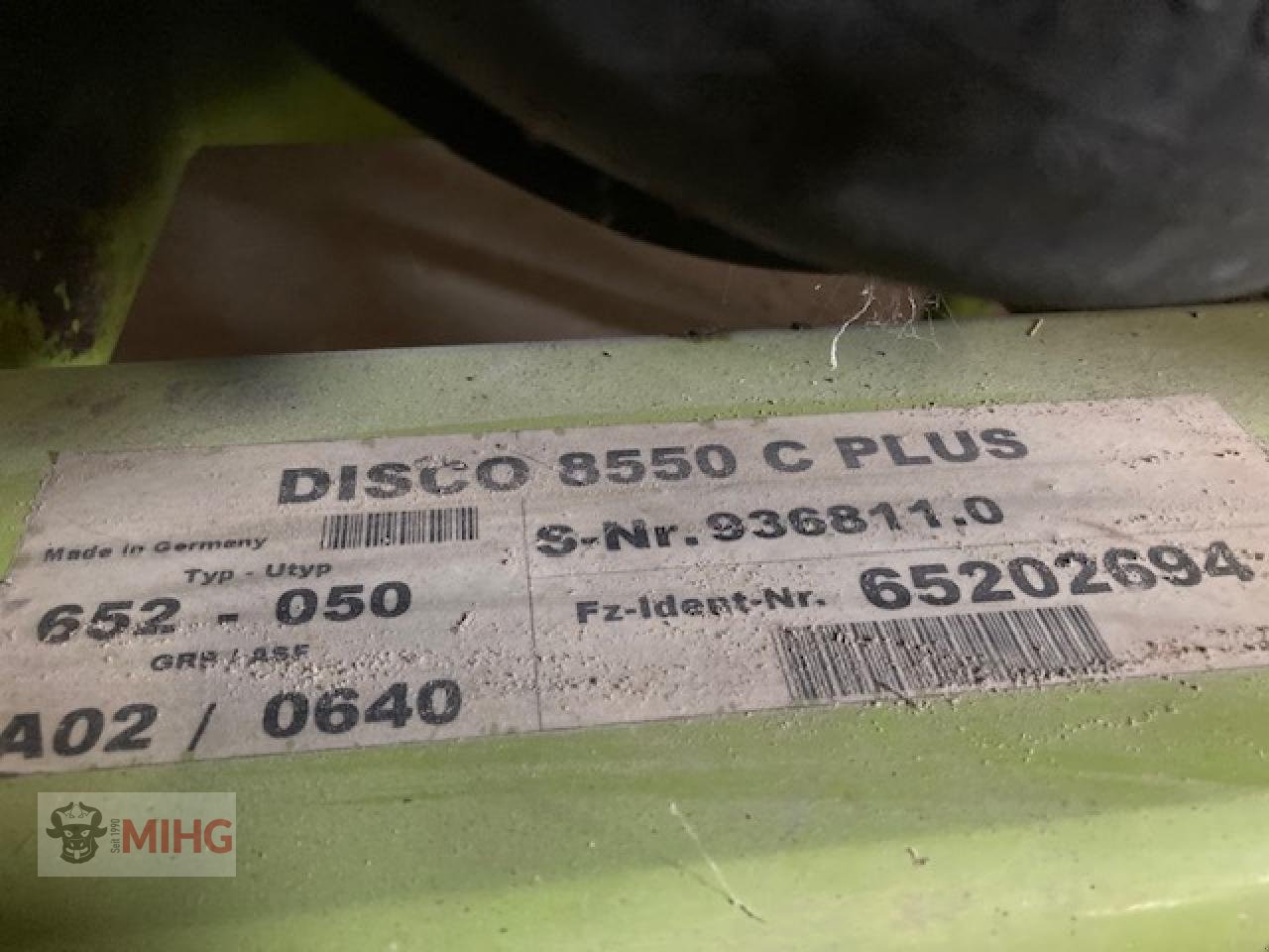 Mähwerk типа CLAAS DISCO 8550, Gebrauchtmaschine в Dummerstorf OT Petschow (Фотография 8)