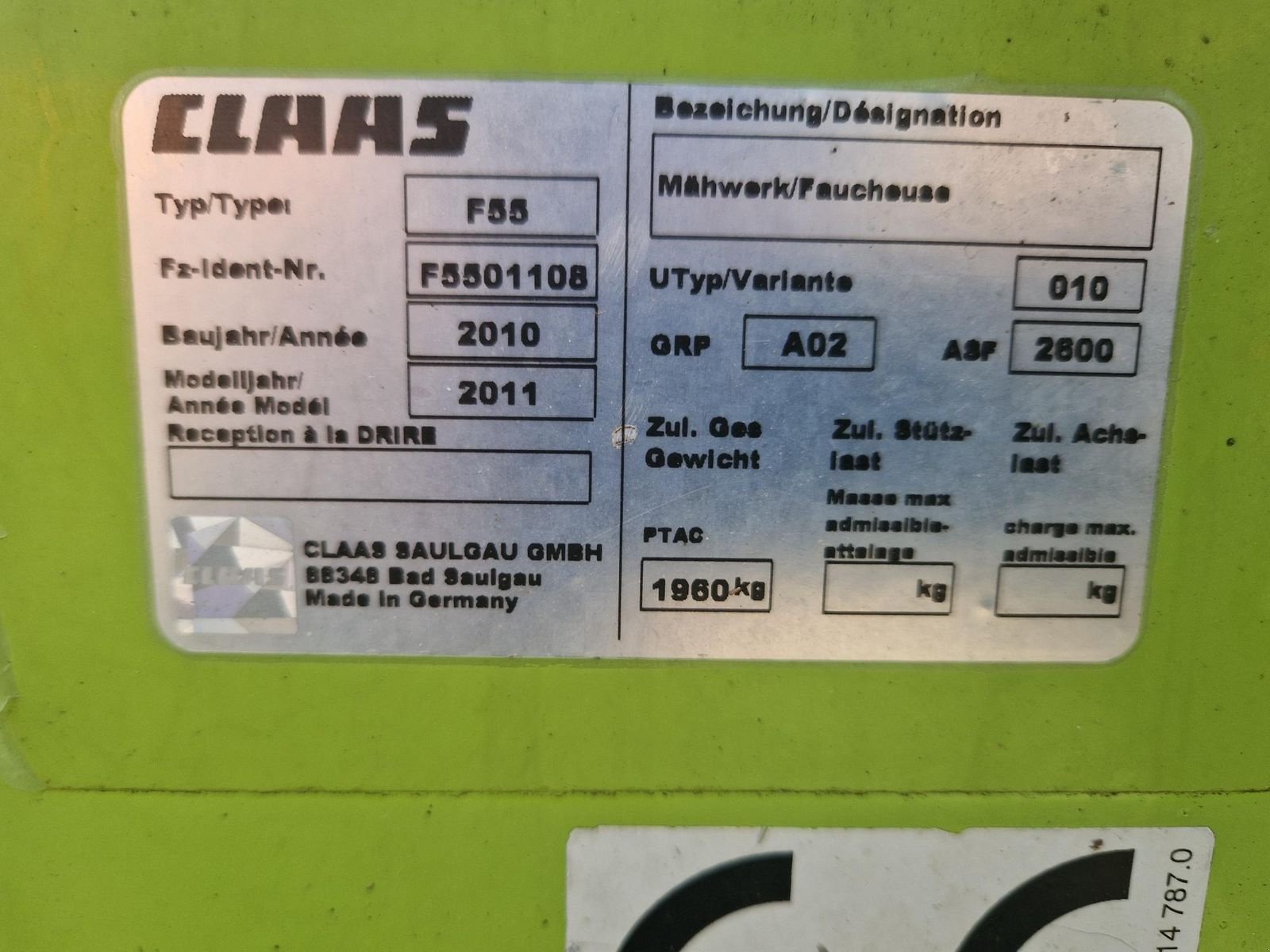 Mähwerk of the type CLAAS DISCO 9100 Contour, Gebrauchtmaschine in Grünbach (Picture 16)