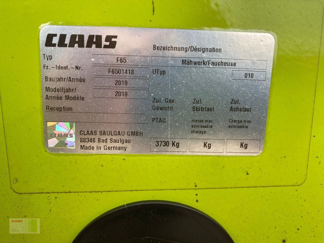 Mähwerk van het type CLAAS Disco 9200 C AS, Gebrauchtmaschine in Risum-Lindholm (Foto 27)