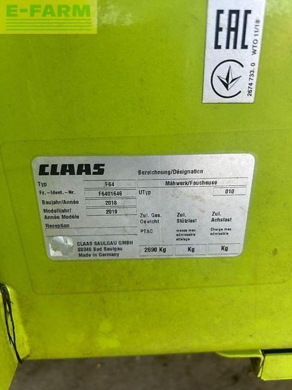 Mähwerk типа CLAAS disco 9200 c contour, Gebrauchtmaschine в ag BROEKLAND (Фотография 10)