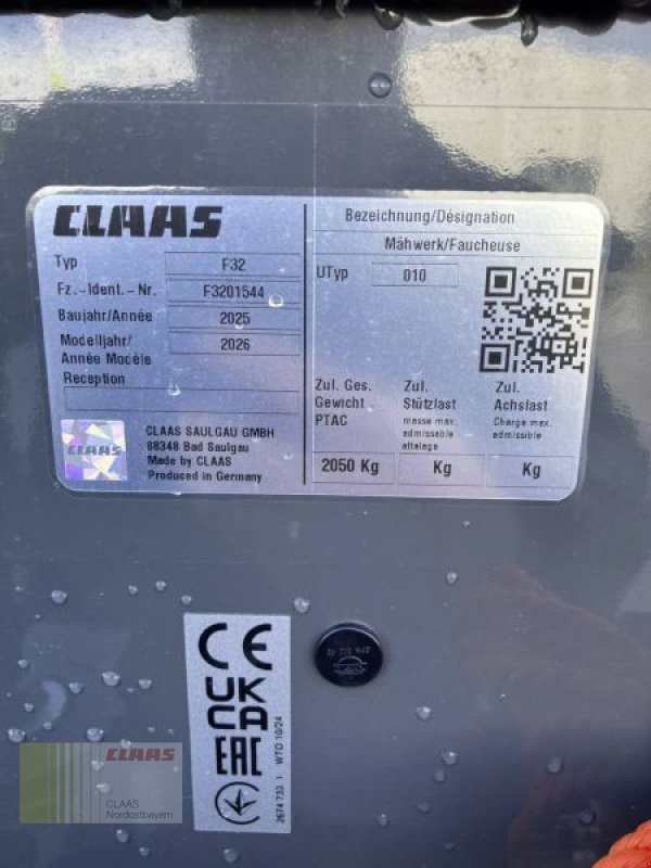 Mähwerk от тип CLAAS DISCO 9300 TREND, Neumaschine в Altenstadt a.d. Waldnaab (Снимка 11)