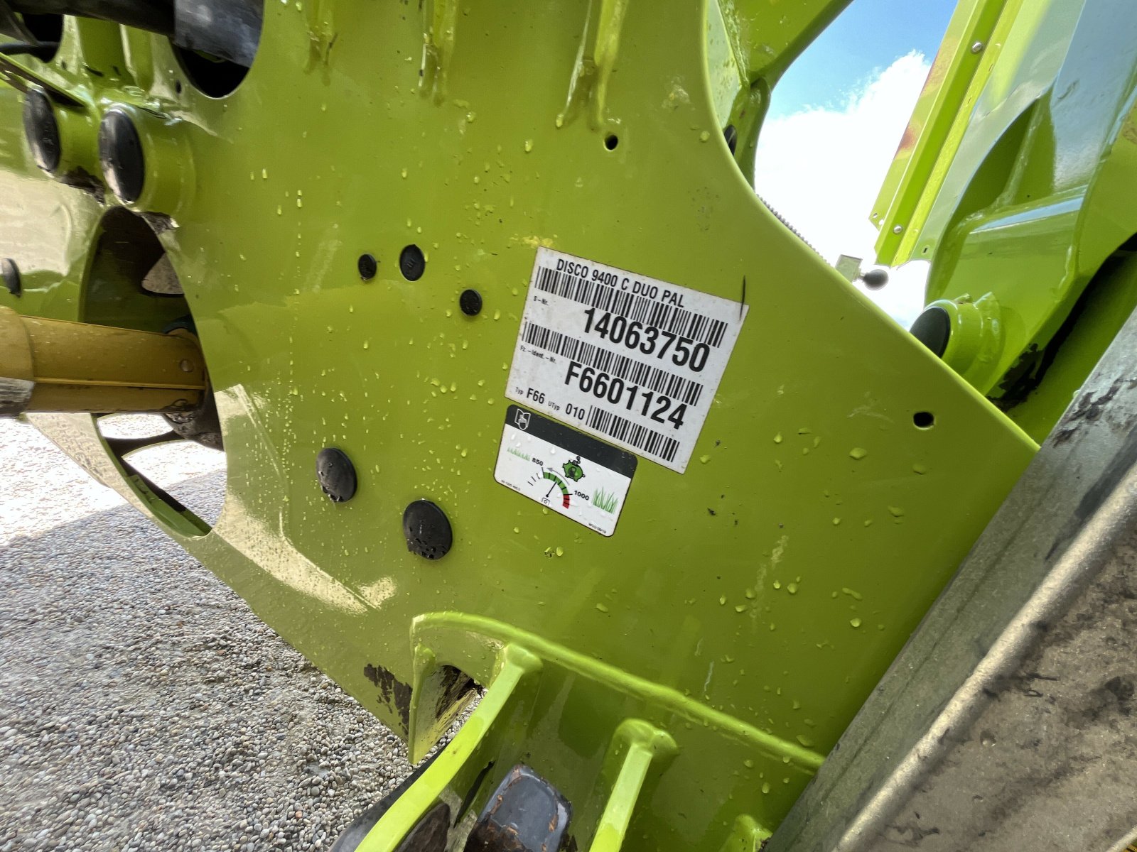 Mähwerk typu CLAAS DISCO 9400 C DUO REVERSIBLE !!, Gebrauchtmaschine v PONTIVY (Obrázek 5)