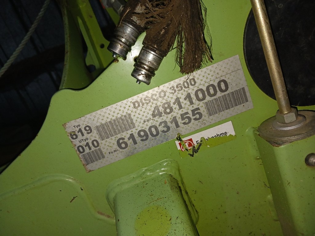 Mähwerk типа CLAAS Disco contour 3500, Gebrauchtmaschine в SAINT HILAIRE EN MORVAN (Фотография 4)