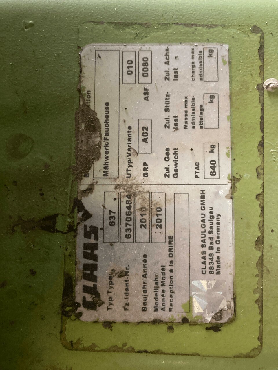 Mähwerk типа CLAAS FAUCHEUSE DISCO 2650 PLUS, Gebrauchtmaschine в PONTIVY (Фотография 8)