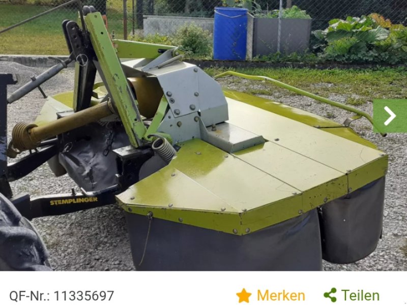 Mähwerk типа CLAAS Frontkreiselmähwerk, Gebrauchtmaschine в Oberndorf (Фотография 1)