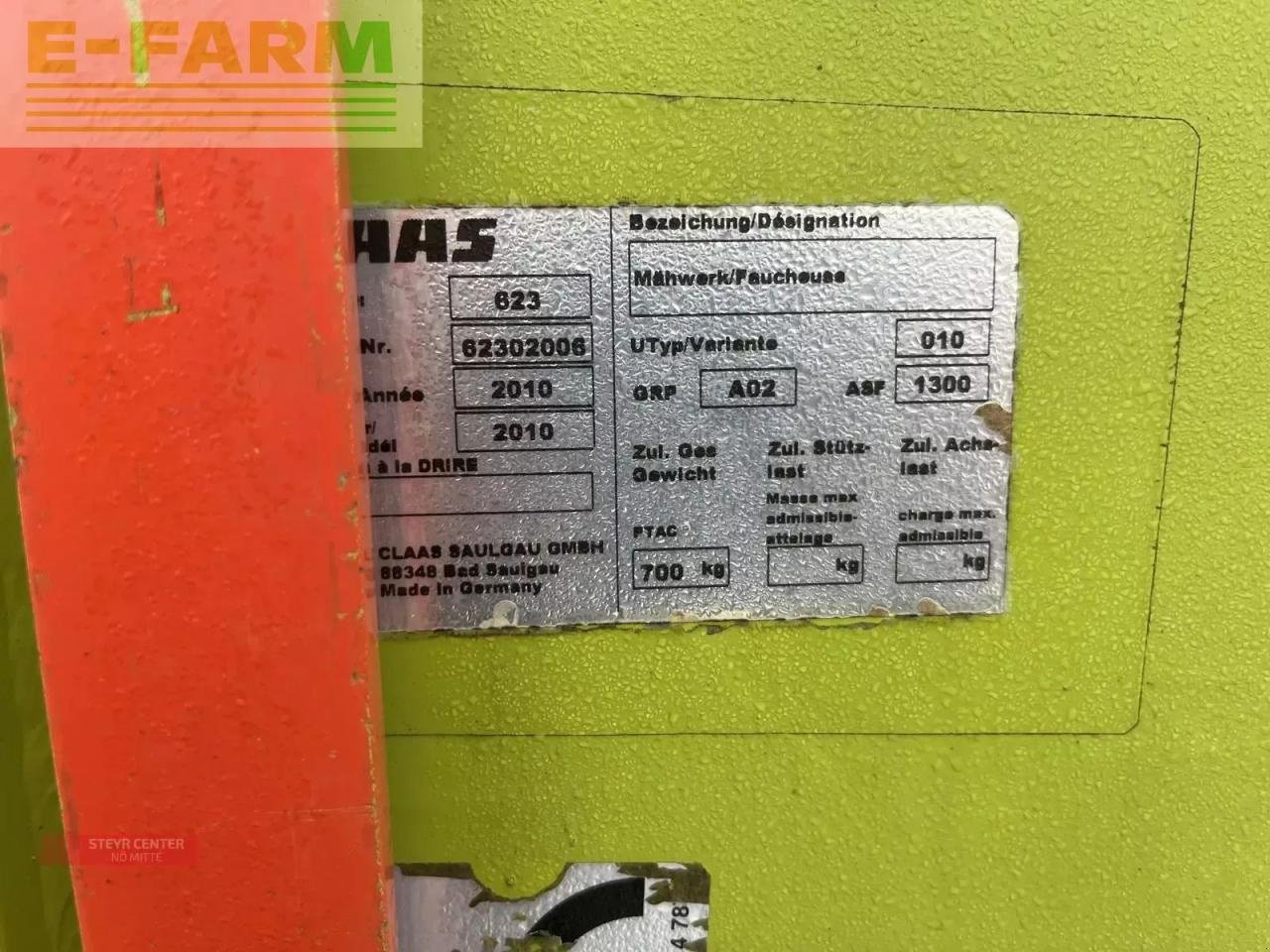 Mähwerk del tipo CLAAS frontmähwerk disco 3100f profil, Gebrauchtmaschine In ST. PÖLTEN (Immagine 5)