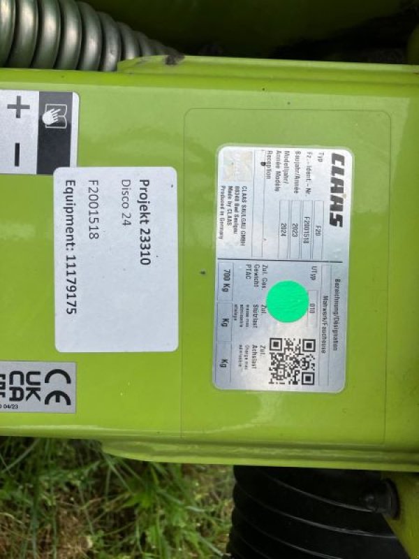 Mähwerk от тип CLAAS MÄHWERK DISCO 24, Gebrauchtmaschine в Plessa (Снимка 7)