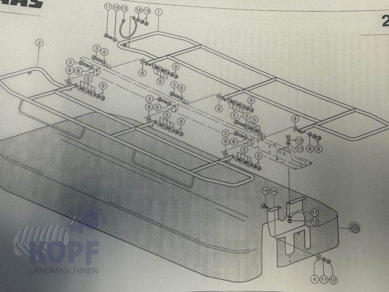 Mähwerk типа CLAAS Schutztuch neu für Disco 300 und Disco C, Neumaschine в Schutterzell