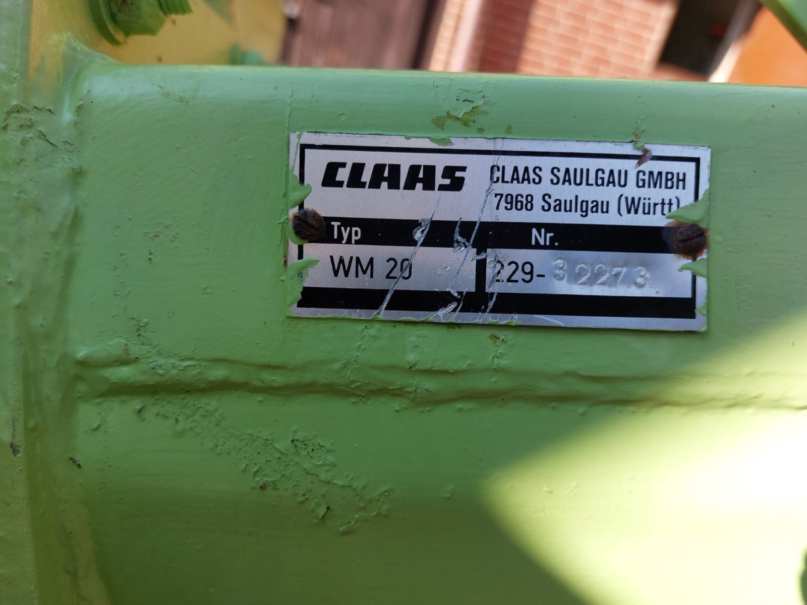 Mähwerk typu CLAAS WM 20, Gebrauchtmaschine v Kalefeld (Obrázek 2)