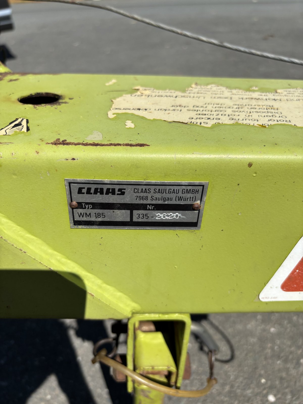 Mähwerk of the type CLAAS WM185, Gebrauchtmaschine in Hagenbüchach (Picture 6)