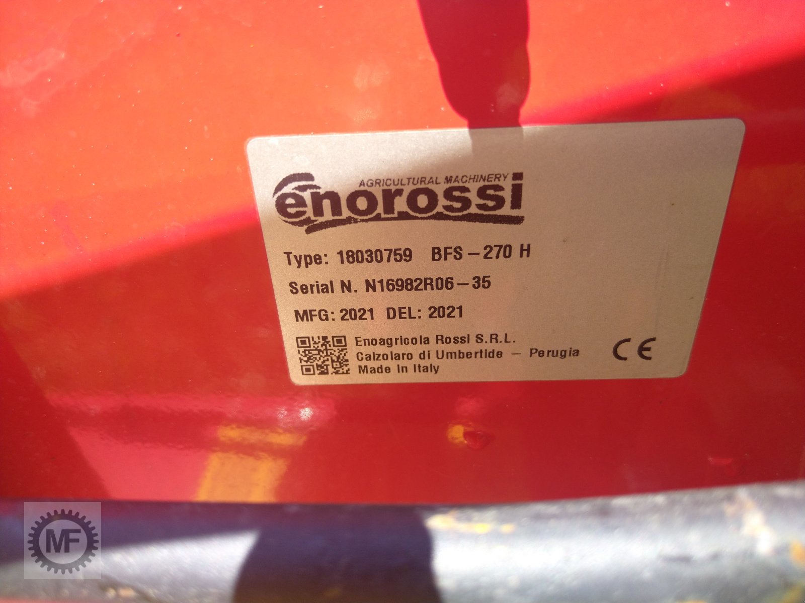 Mähwerk типа Enorossi BFS 270 H, Gebrauchtmaschine в Huglfing (Фотография 9)