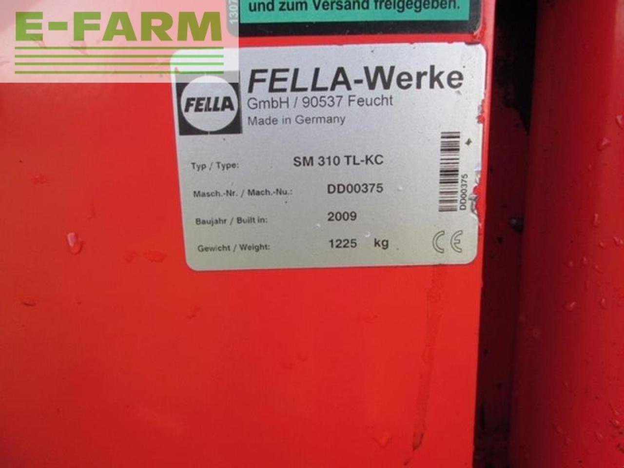 Mähwerk типа Fella Fella SM 310 TL-KC, Gebrauchtmaschine в VELBERT (Фотография 6)