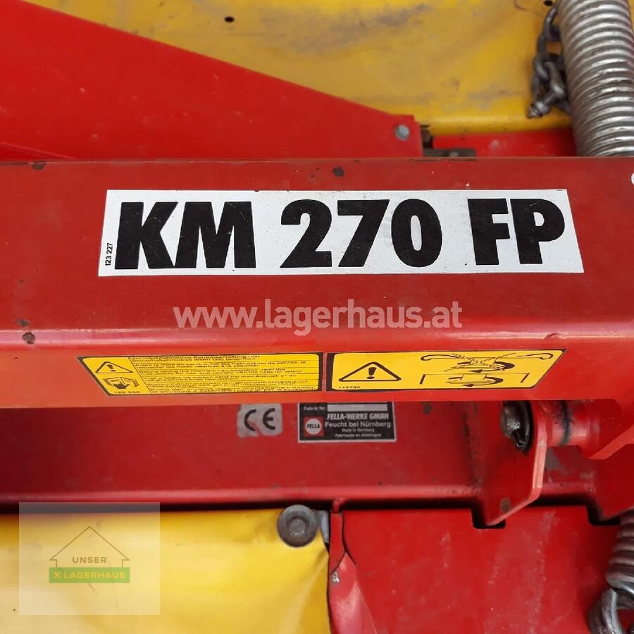 Mähwerk типа Fella KM 270 FP, Gebrauchtmaschine в Lienz (Фотография 5)