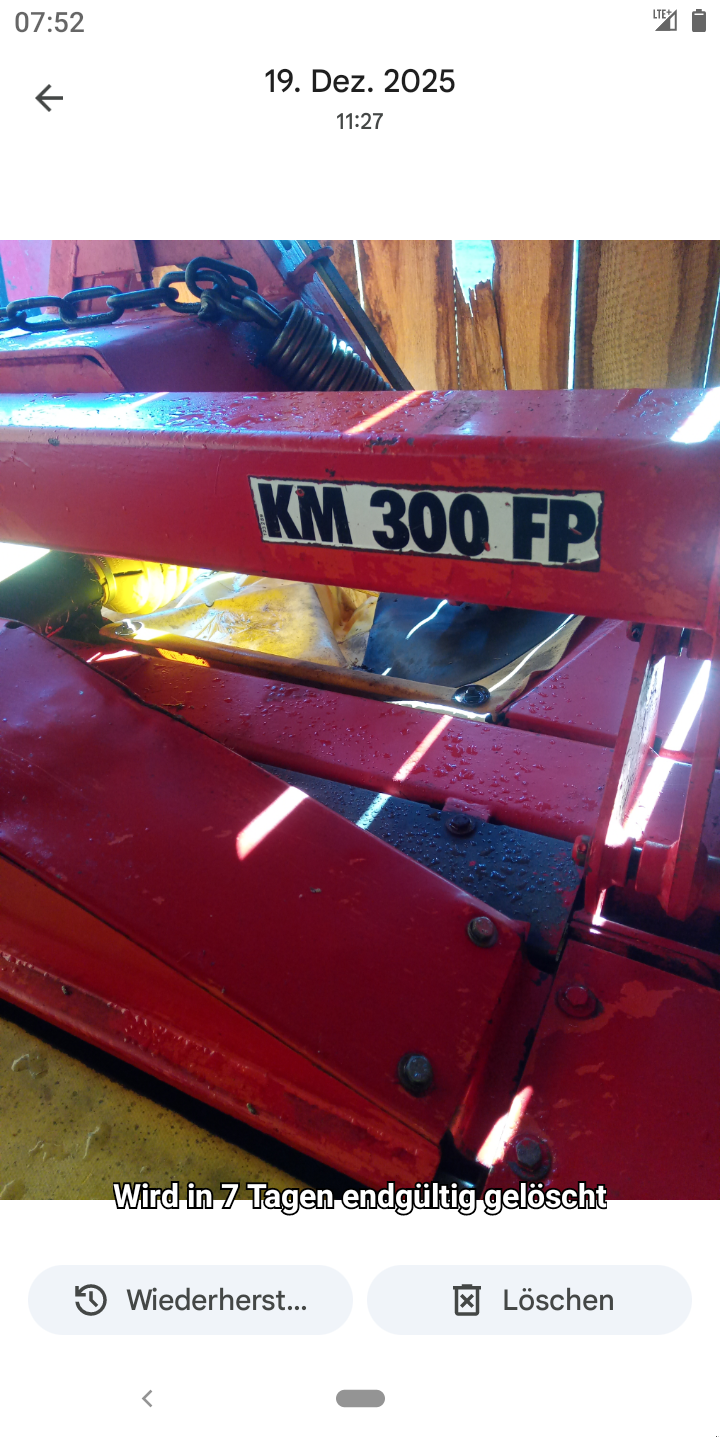 Mähwerk typu Fella KM 300 FP, Gebrauchtmaschine w Patersdorf (Zdjęcie 3)