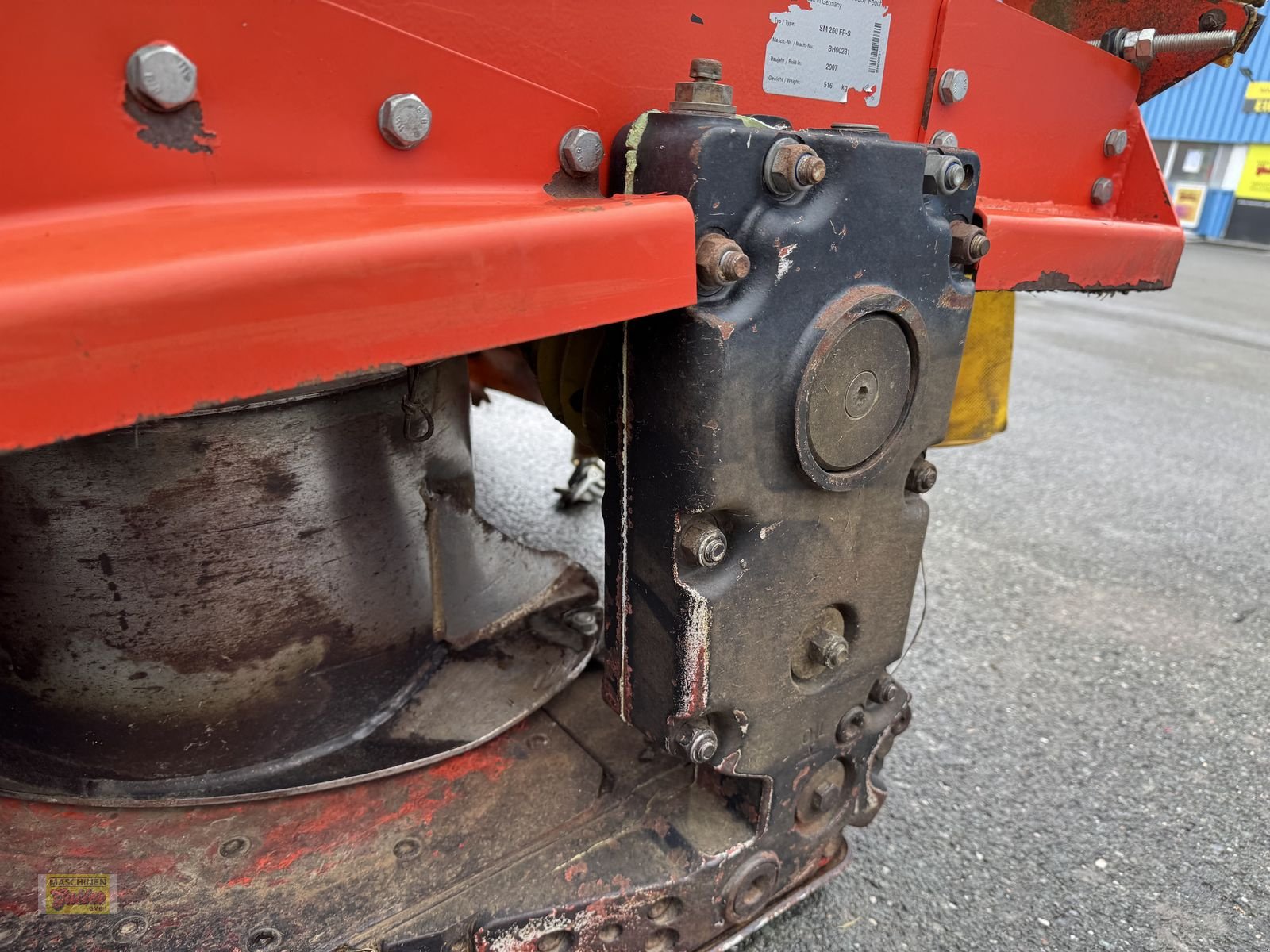 Mähwerk Türe ait Fella SM 260 FP-S Scheibenmähwerk mit Seitenverschub, Gebrauchtmaschine içinde Kötschach (resim 18)