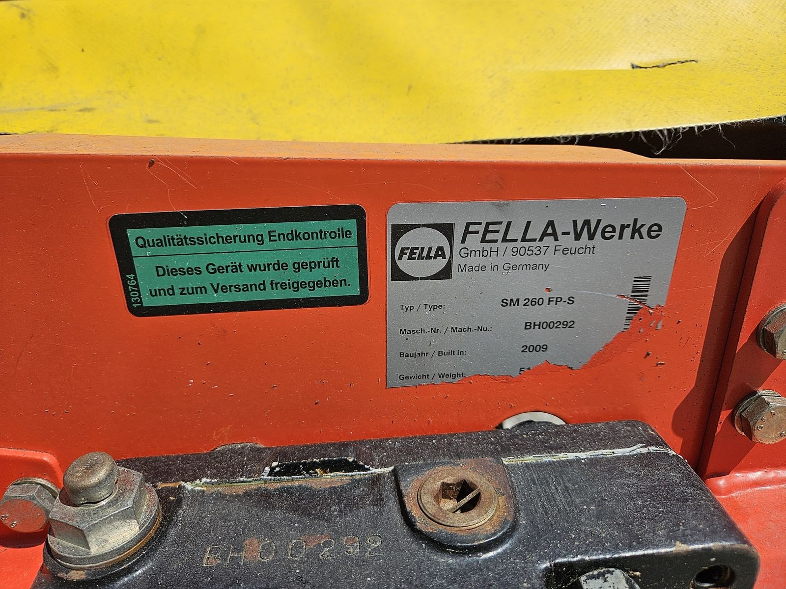 Mähwerk типа Fella Sm 260 FP-S, Gebrauchtmaschine в Flachau (Фотография 11)