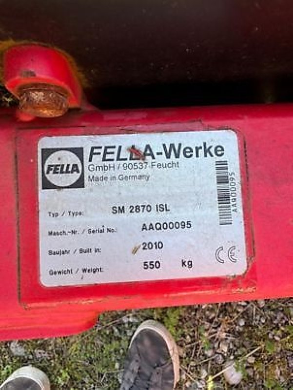 Mähwerk типа Fella SM 2870 ILS, Gebrauchtmaschine в Muespach (Фотография 7)