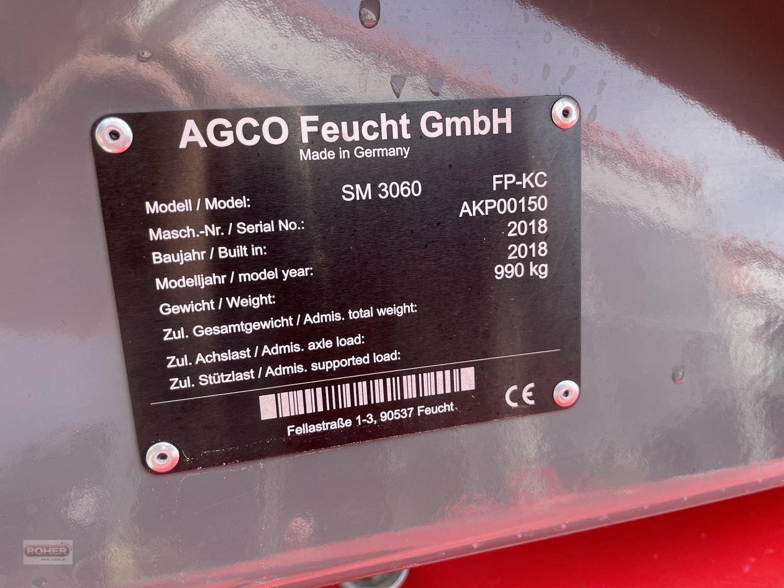 Mähwerk of the type Fella SM 3060 FP-KC, Gebrauchtmaschine in Wieselburg Land (Picture 10)