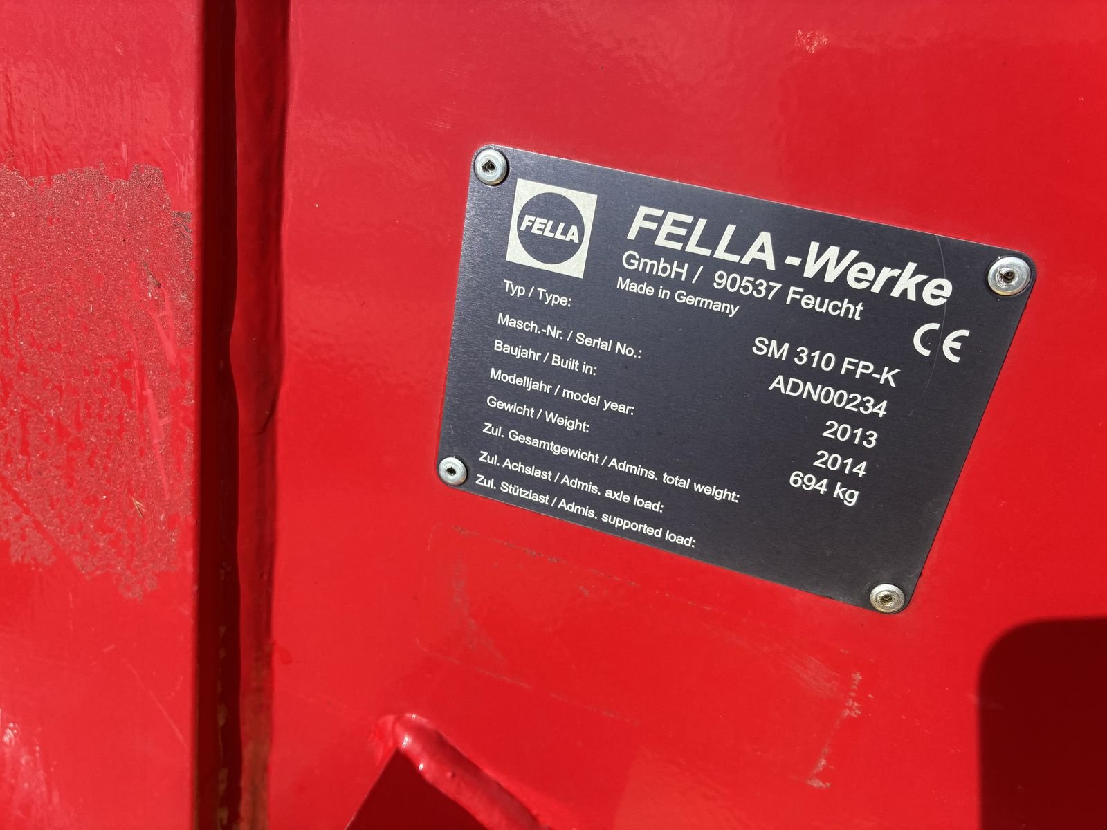 Mähwerk типа Fella SM 310 FP-K, Gebrauchtmaschine в Villach (Фотография 5)